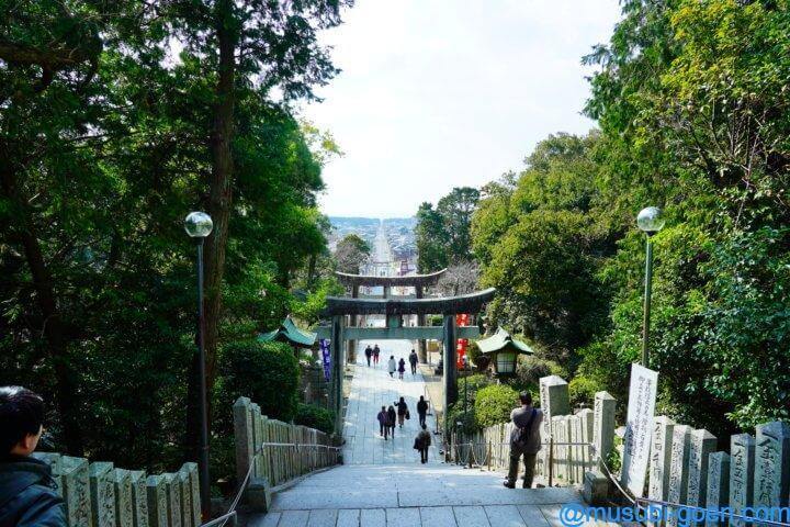 宮地嶽神社 光の道
