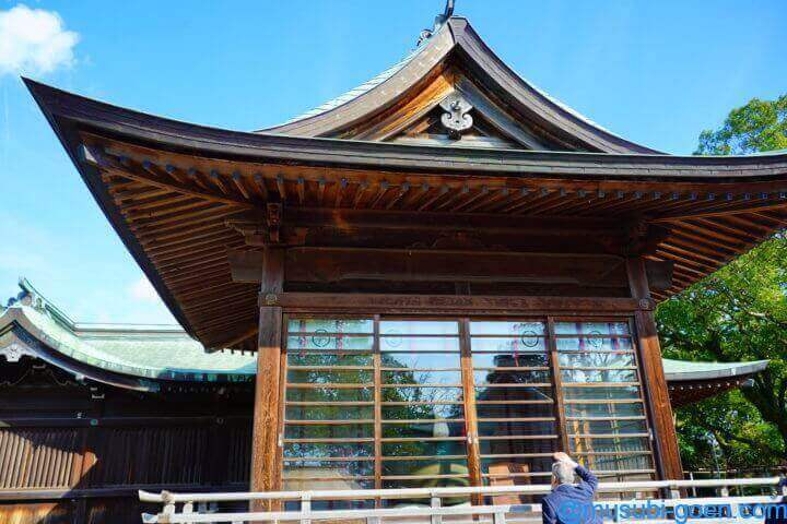 宮地嶽神社　光の道