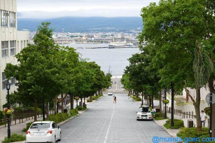函館 観光 旅行 八幡坂 昼景 夜景