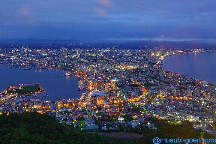函館 観光 旅行 函館山 昼景 夜景