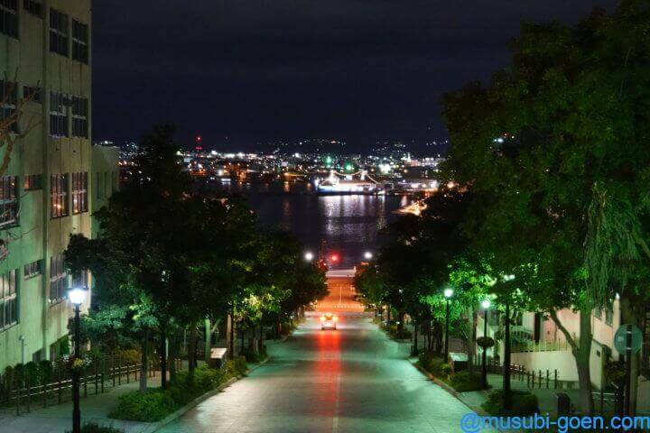 函館 観光 旅行 八幡坂 昼景 夜景